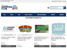 Tablet Screenshot of discountshoppingclub.com